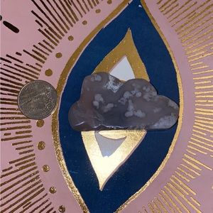 Flower Agate Cloud w Druzy